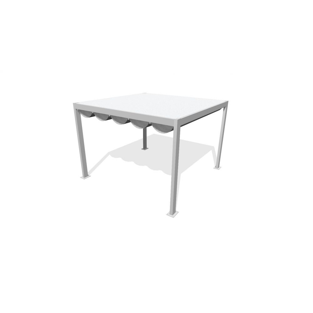 AQUAVIA-65845W-PERGOLA WHITE 3X3X2.43 CANVAS